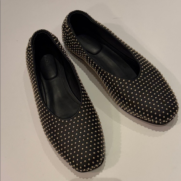 SIMKHAI Simkhai Shoes Flats Eden Studded Leather Flats size 10.5 - Picture 3 of 14